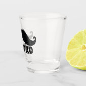 Al Centro Cool Mexican Mustache Typografie Shot Glas (Rechts)