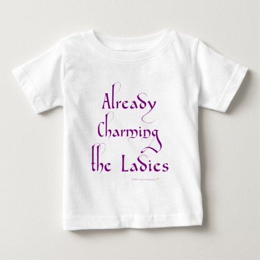 Al charmante dames Baby Shirt (Voorkant)