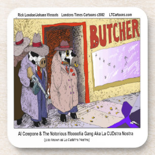 Al Cowpone & The Moofia Gang Grappige Koeien Drankjes Onderzetter