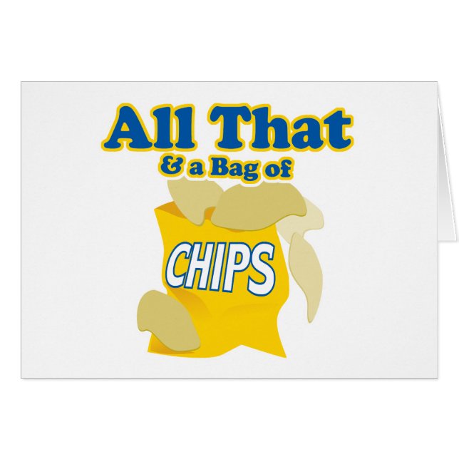 Al dat en een tas met chips (Voorkant Horizontaal)