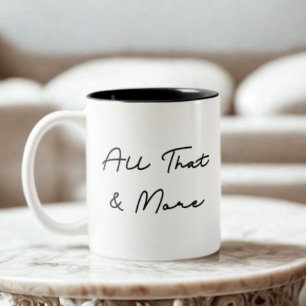 Al dat en nog meer citaten tweekleurige koffiemok