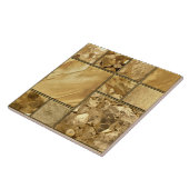 Al dat goud - geometrisch mozaïekpatroon N2 Tegeltje (Zijkant)