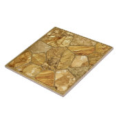 Al dat Goud - steentjes voronoi mozaïek N2 Tegeltje (Zijkant)