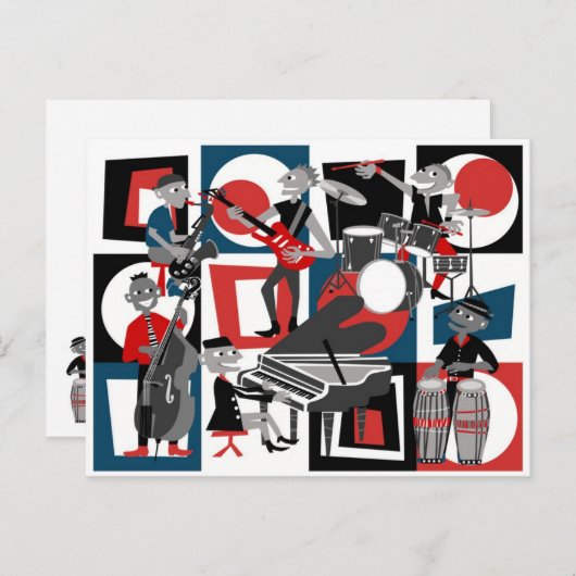 Al dat Jazz Briefkaart (Voorkant / Achterkant)