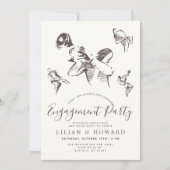 Al dat Jazz | Jazz Thed Engagement Party Kaart (Voorkant)