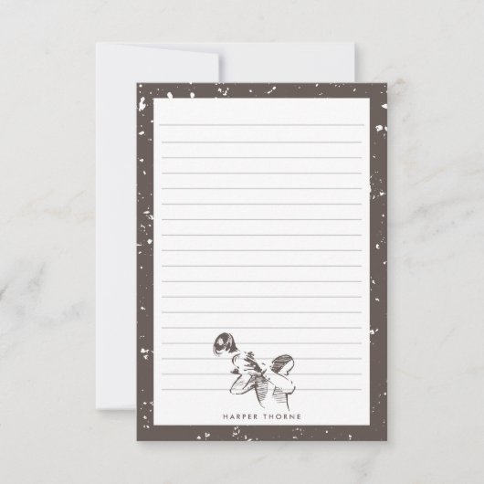 Al dat Jazz | Jazz Thgeachte Briefpapier Notitiekaartje (Voorkant)