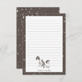 Al dat Jazz | Jazz Thgeachte Briefpapier Notitiekaartje (Voorkant / Achterkant)