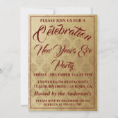 Al dat nieuwjaar van Glitter Kaart (Voorkant)