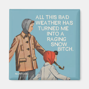 Al dat slechte weer! magneet