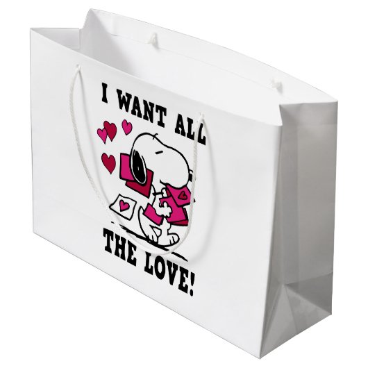 Al de liefde Valentijn Groot Cadeauzakje (Achterkant Gekanteld)