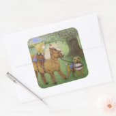 Al deel van de Fun Vierkante Sticker (Envelop)