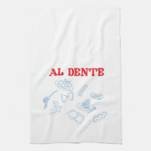 Al Dente rood en blauw