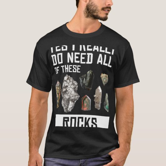 Al deze rotsen t-shirt (Voorkant)