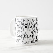 Al die blah koffiemok (Voorkant links)