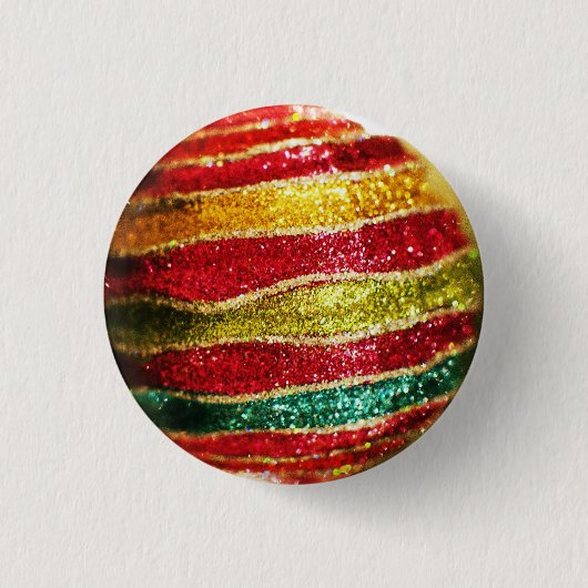 Al die glitters ronde button 3,2 cm (Voorkant)