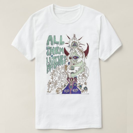 al die heksen, al die heksen, heksen, allemaal t-shirt (Design voorkant)