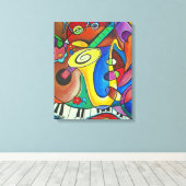 Al die Jazz. Afdrukken door Studio Burke© (Insitu (Houten vloer))