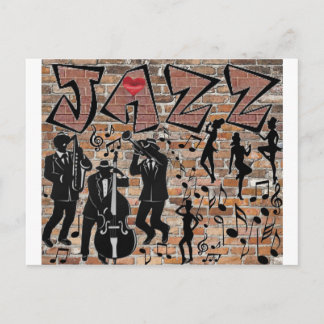 AL DIE JAZZ BRIEFKAART