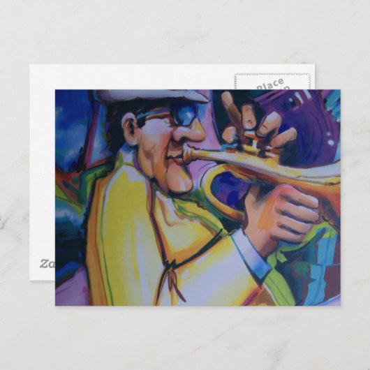 al die jazz briefkaart (Voorkant / Achterkant)