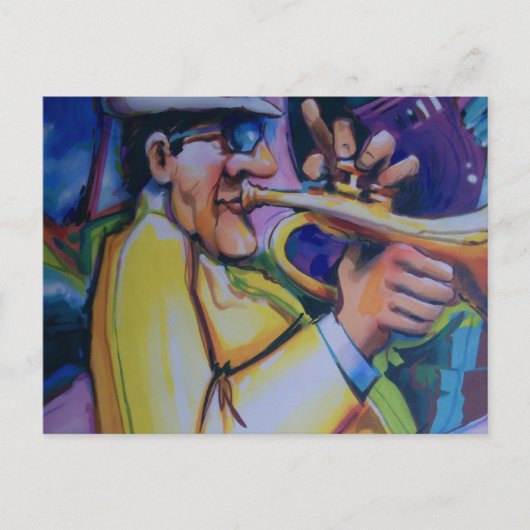 al die jazz briefkaart (Voorkant)