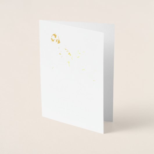 Al die jazz | Jazz thema verjaardagsfeestje B/W Folie Kaarten (Voorkant)