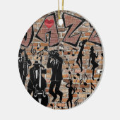 AL DIE JAZZ KERAMISCH ORNAMENT (Links)