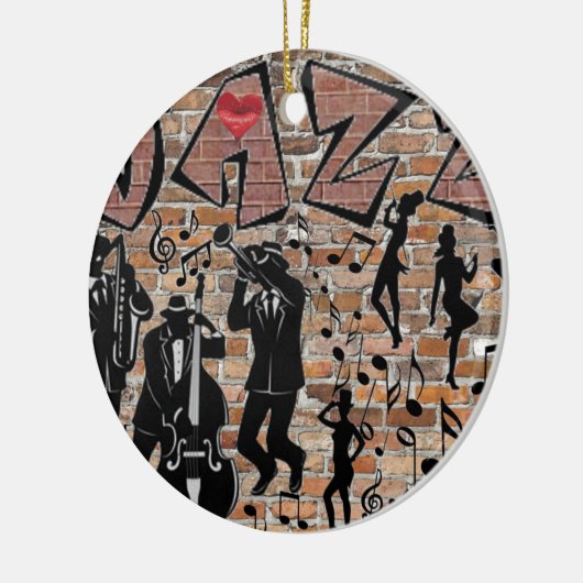 AL DIE JAZZ KERAMISCH ORNAMENT (Links)