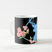 Al die stralen - de ravecyclus koffiemok (Voorkant links)