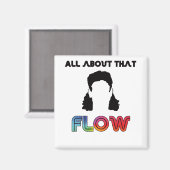 Al die strookjeshaar magneet (Voorkant / Achterkant)