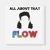 Al die strookjeshaar magneet (Voorkant)