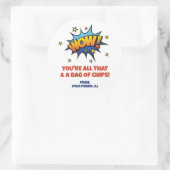 Al die tas van Valentijnsdag Ronde Sticker (Tas)