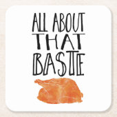 Al die Thanksgiving Turkije Kartonnen Onderzetters (Voorkant)