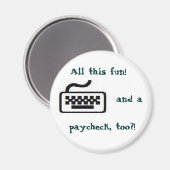 Al dit plezier! magneet (Voorkant / Achterkant)