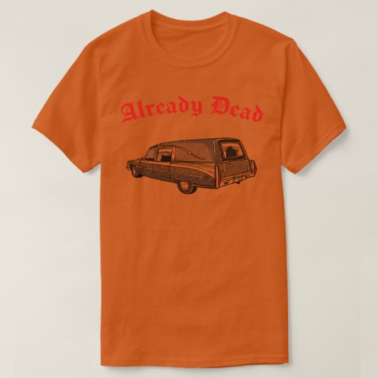 Al dood Nihilist Hearse Punksthetic Design T-shirt (Design voorkant)