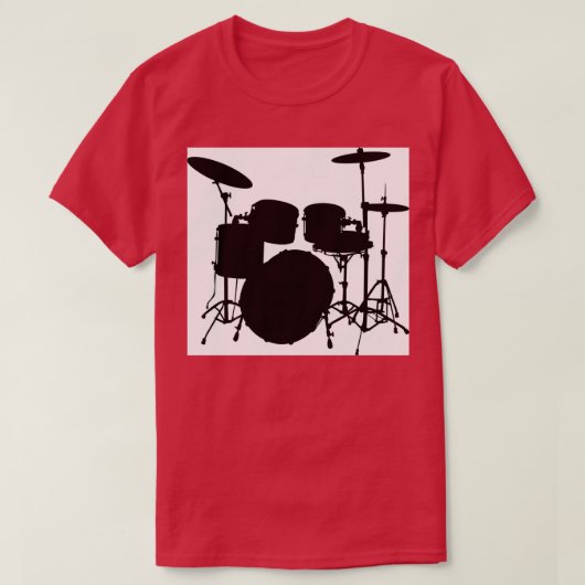 al Drums Musical Instrument Sticker T-shirt (Design voorkant)