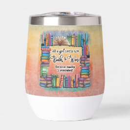 Al een meisje heeft boeken & wijn nodig