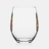 Al een meisje heeft boeken & wijn nodig wijnglas zonder voet (Rechts)