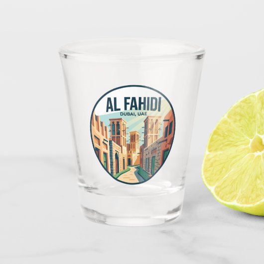 Al Fahidi Historische Buurt Shot Glas (Voorkant)