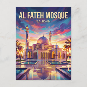 Al Fateh Grote Moskee Bahrein Briefkaart