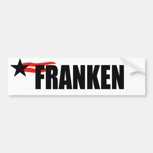 AL FRANKEN BUMPERSTICKER (Voorkant)