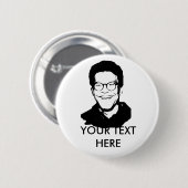 Al Franken Ronde Button 5,7 Cm (Voorkant /achterkant)