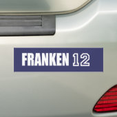 AL-FRANKEN-verkiezingsuitslag Bumpersticker (Op auto)