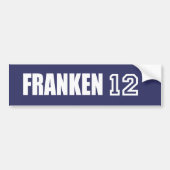 AL-FRANKEN-verkiezingsuitslag Bumpersticker (Voorkant)