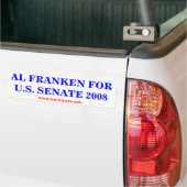 AL FRANKEN VOOR DE AMERIKAANSE SENAAT 2008 Sticker (Op Truck)