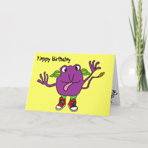 AL- Funny Tickle Monster Birthday Card Kaart