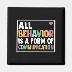 Al gedrag is een vorm van communicatie-gespierde t magneet
