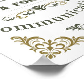 Al gedrag is een vorm van communicatie poster (Hoek)