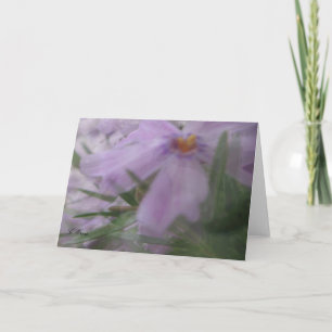 Al Gelegenheid die de kaart-Zijdeachtige Bloemen Kaart