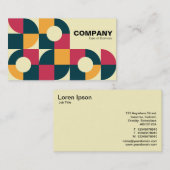 Al Geometrisch v11-Visitekaartje Visitekaartje (Voorkant / Achterkant)