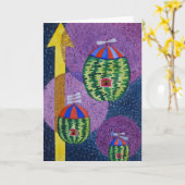 Al Goede Watermeloen gaat naar Hemel Kaart (Gele Bloem)